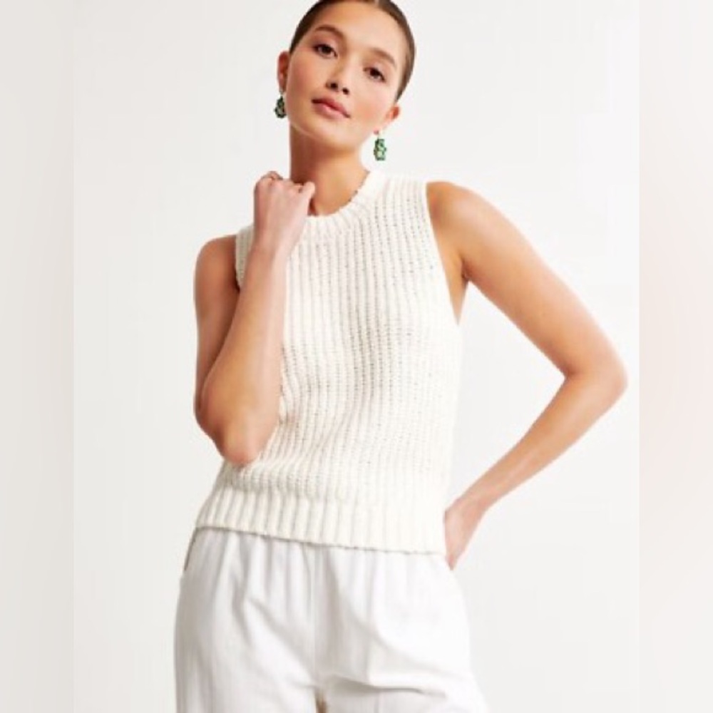 Abercrombie & Fitch Easy Shaker Sweater Tank